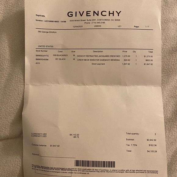 Givenchy Intarsia crew neck - Picture 4 of 4